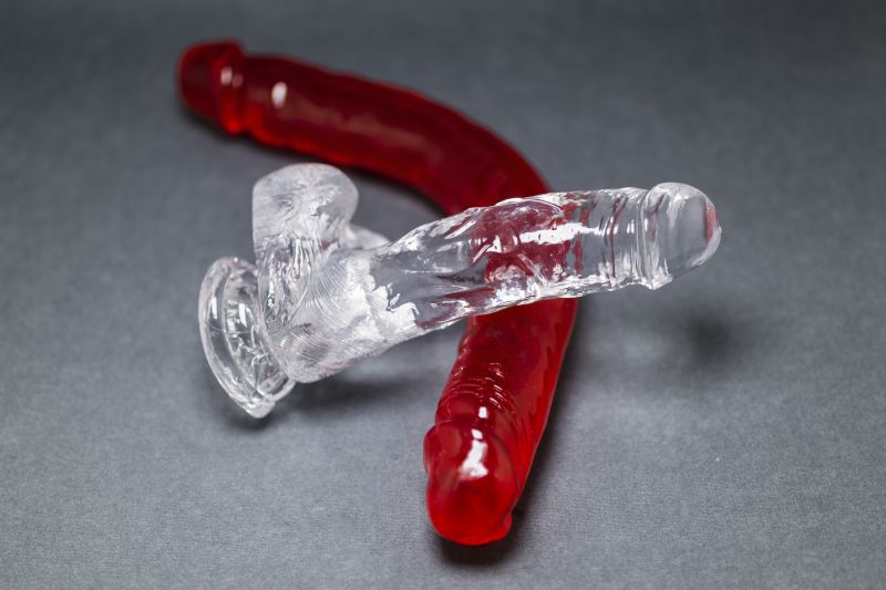 Two dildo sex toys