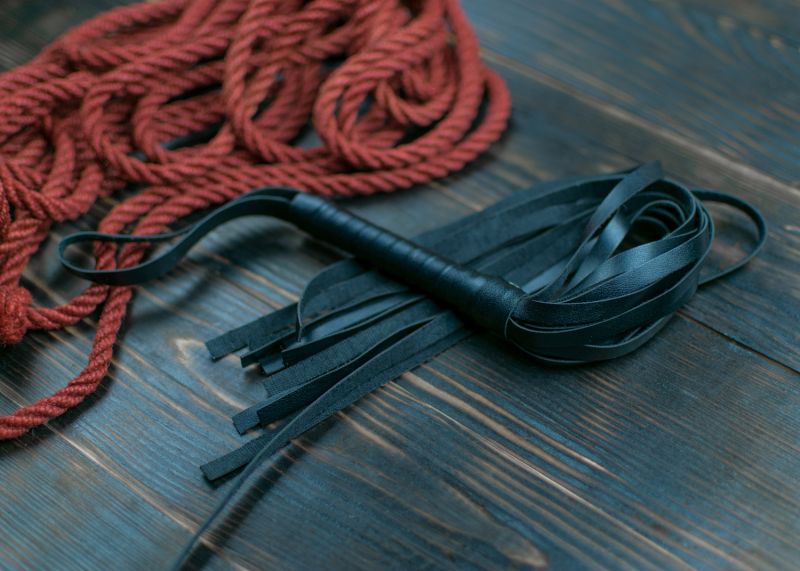 Accessoires de bondage à la corde fouettée