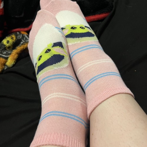 Pink Grogu Socks