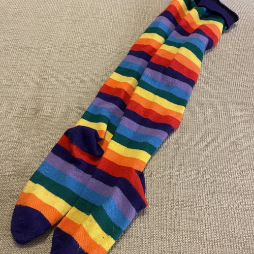 Rainbow stockings